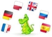 English with Memo, Le dragon Memo donne les instructions en anglais, allemand, espagnol, français, russe pour enfants.