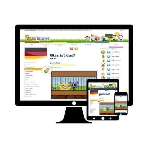 PetraLingua cours d'allemand en ligne pour enfants 3 à 10 ans