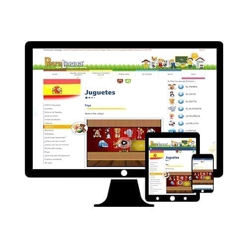 PetraLingua cours d'espagnol en ligne pour enfants 3 à 10 ans