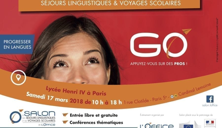 Salon des séjours linguistiques et des voyages scolaires à Paris Mars 2018