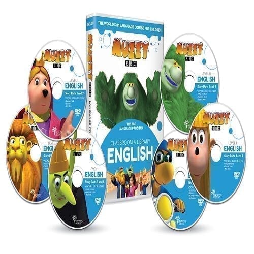 Muzzy BBC apprendre anglais pour enfant DVD et Cours en ligne 3 à 10 ans
