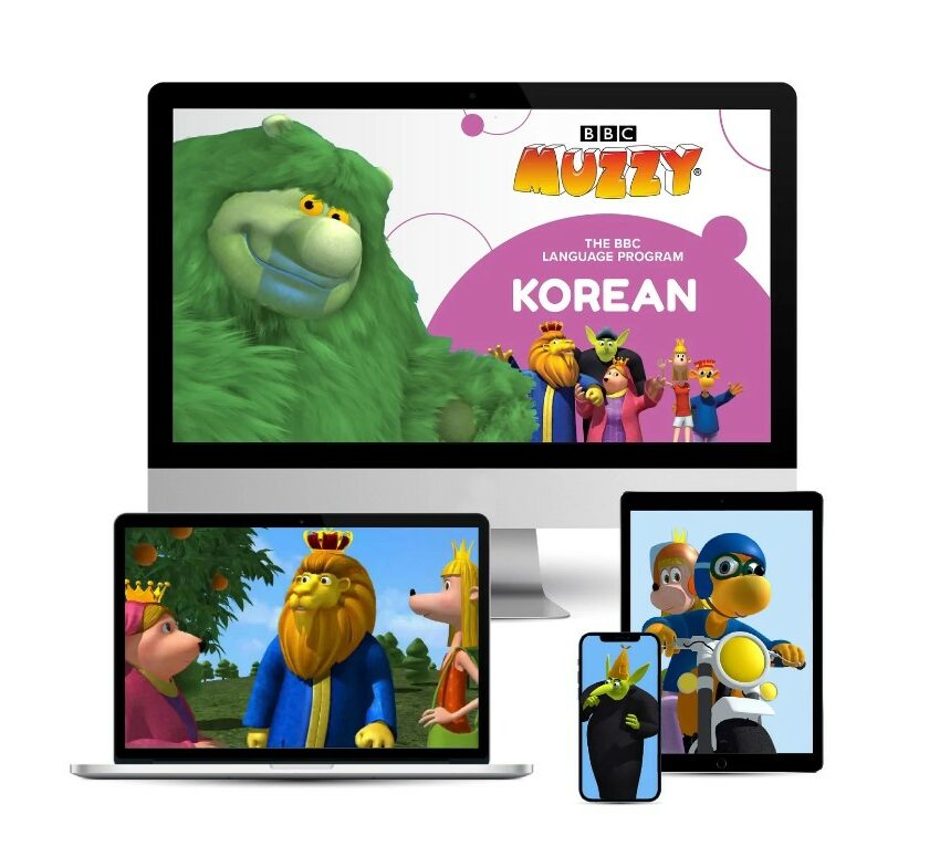 Cours de coréen en ligne pour enfants methode muzzy