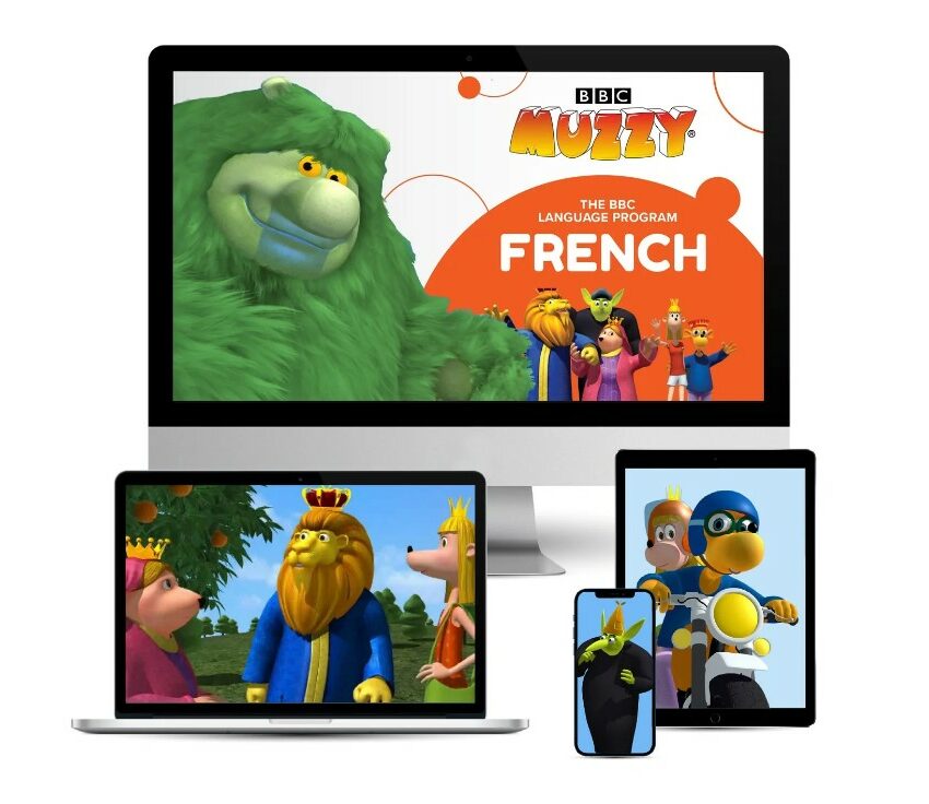 Cours de français en ligne pour enfants methode Muzzy