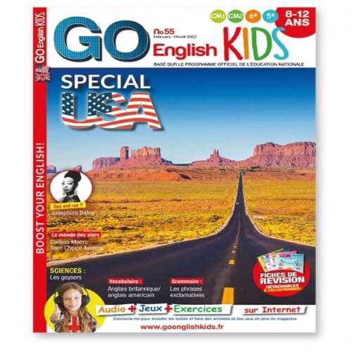 Go English Kids magazine apprendre l'anglais enfant 8 à 12 ans